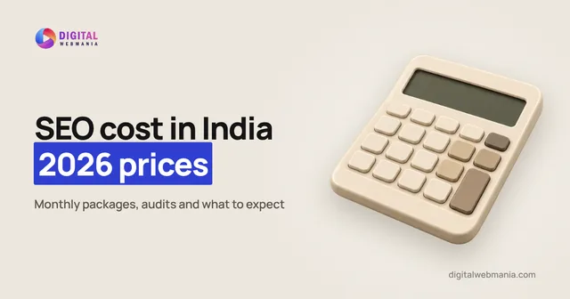 SEO cost in India: 2026 price guide