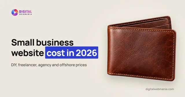 Small business website design cost (2026 guide)