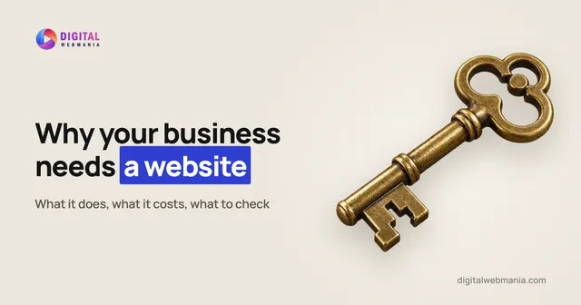 Why a small business needs a professional website in 2026