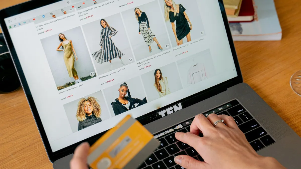 Online store on Shopify open on a laptop and phone